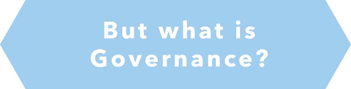 But what is Governance?