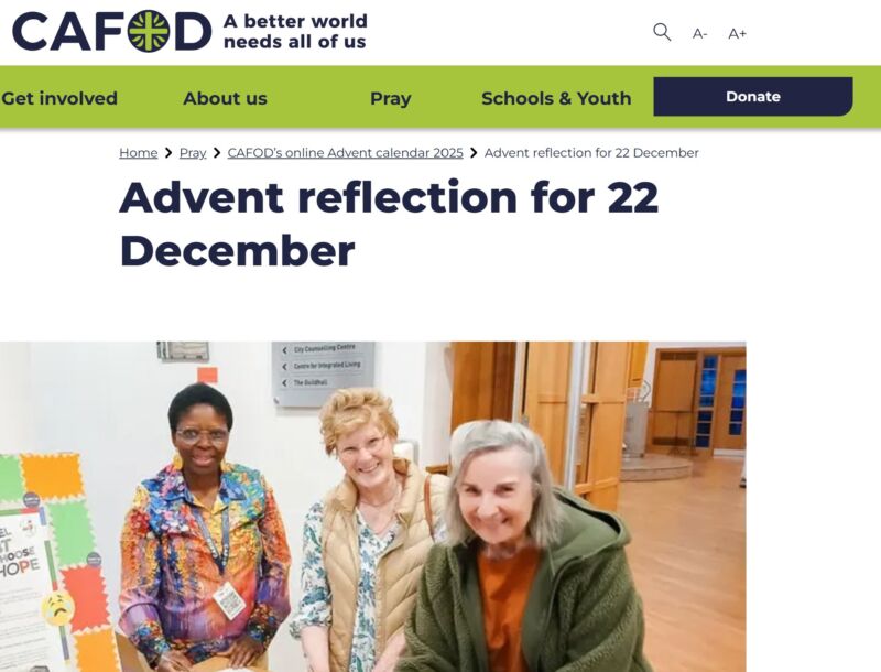 Image for the Tweet beginning: Throughout Advent we are excited